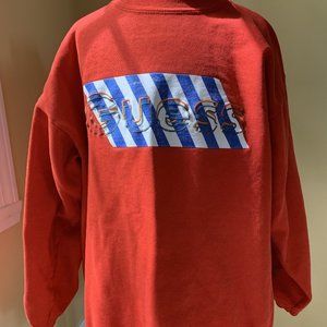 VINTAGE Guess Orange Sweatshirt
